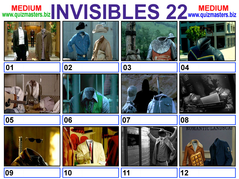 excel invisible movie quiz answers